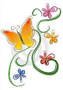 arte-di-clip-dei-fiori-di-farfalla(3)